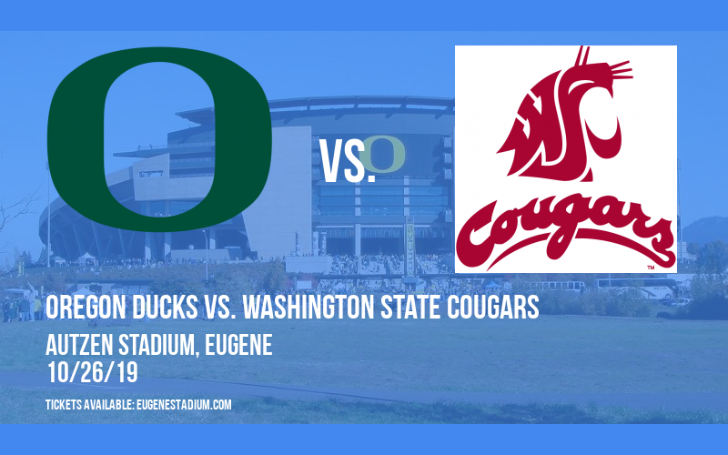 Oregon Ducks vs. Washington State Cougars at Autzen Stadium